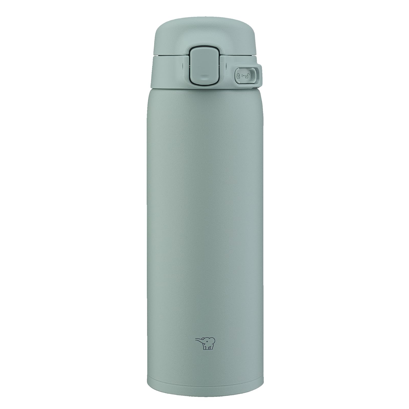 Zojirushi SU-BA48-GM Water Bottle, 16.2 fl oz (480 ml), Easy to Clean, Dishwasher Safe, Seamless Stopper, Only 2 Pieces, Lightwe