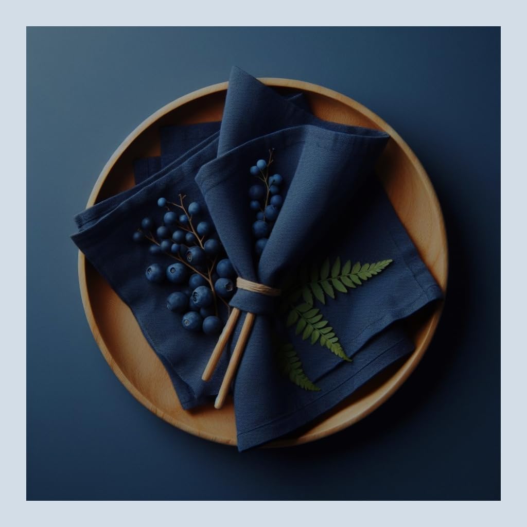 100% Cotton Cloth Napkins Set Of 12, 18X18 Inches, Reusable Napkins, Soft Durable Table Napkins For Hotel Lunch Restaurant, Dinn