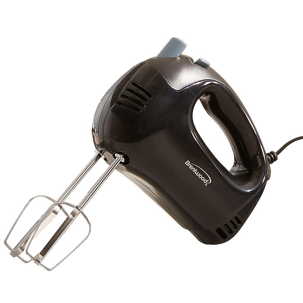 Brentwood HM44 Lightweight 5Speed Electric Hand Mixer, Black