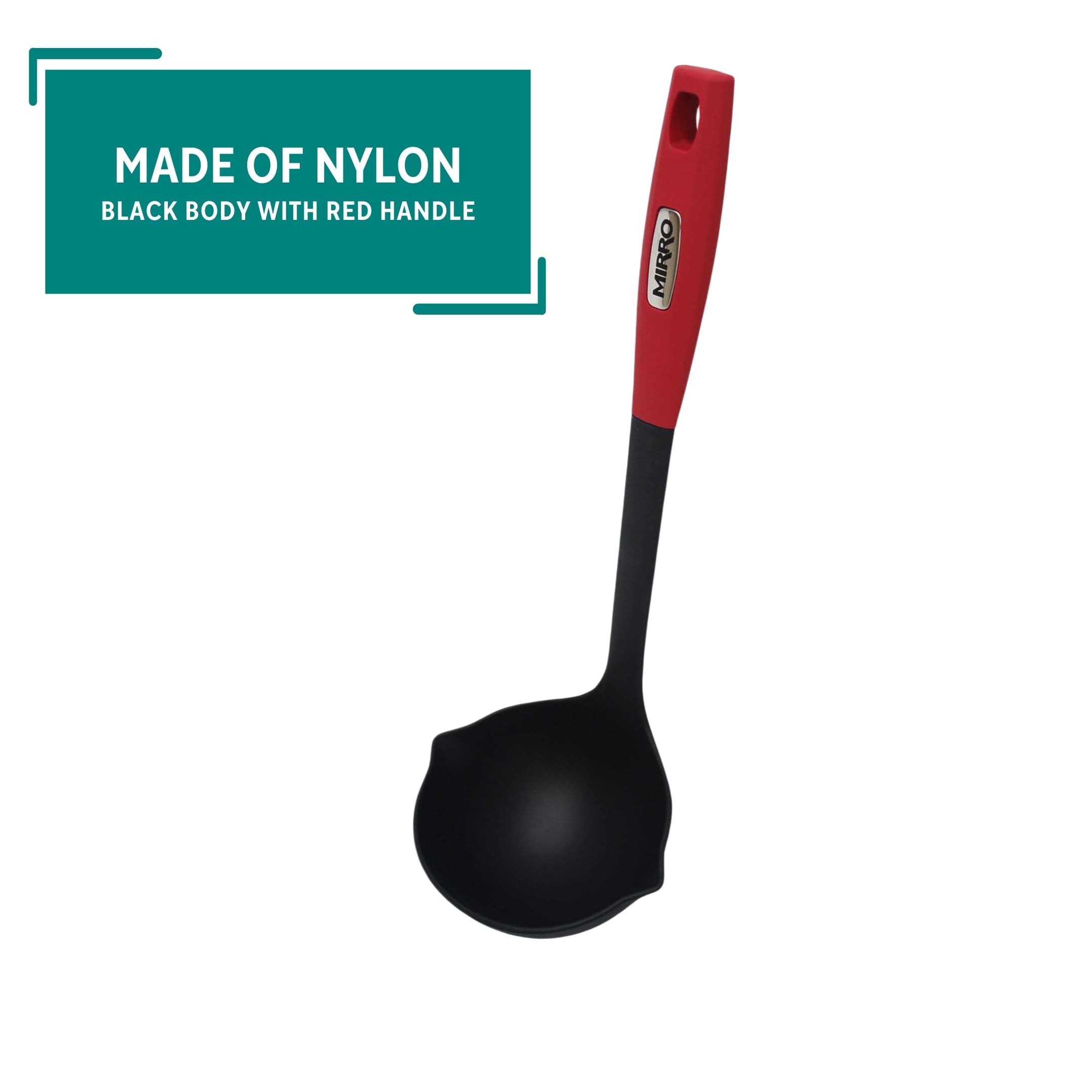 Mirro Canning Ladle, 8Oz, Red