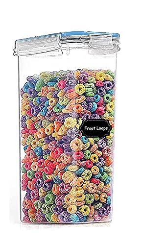 Kitchen Storage Container Set Of 1Pc Food Safe & Bpa Free Plastic Kitchen Containers And Jars 500Ml Cereal Dispensers Airtight F