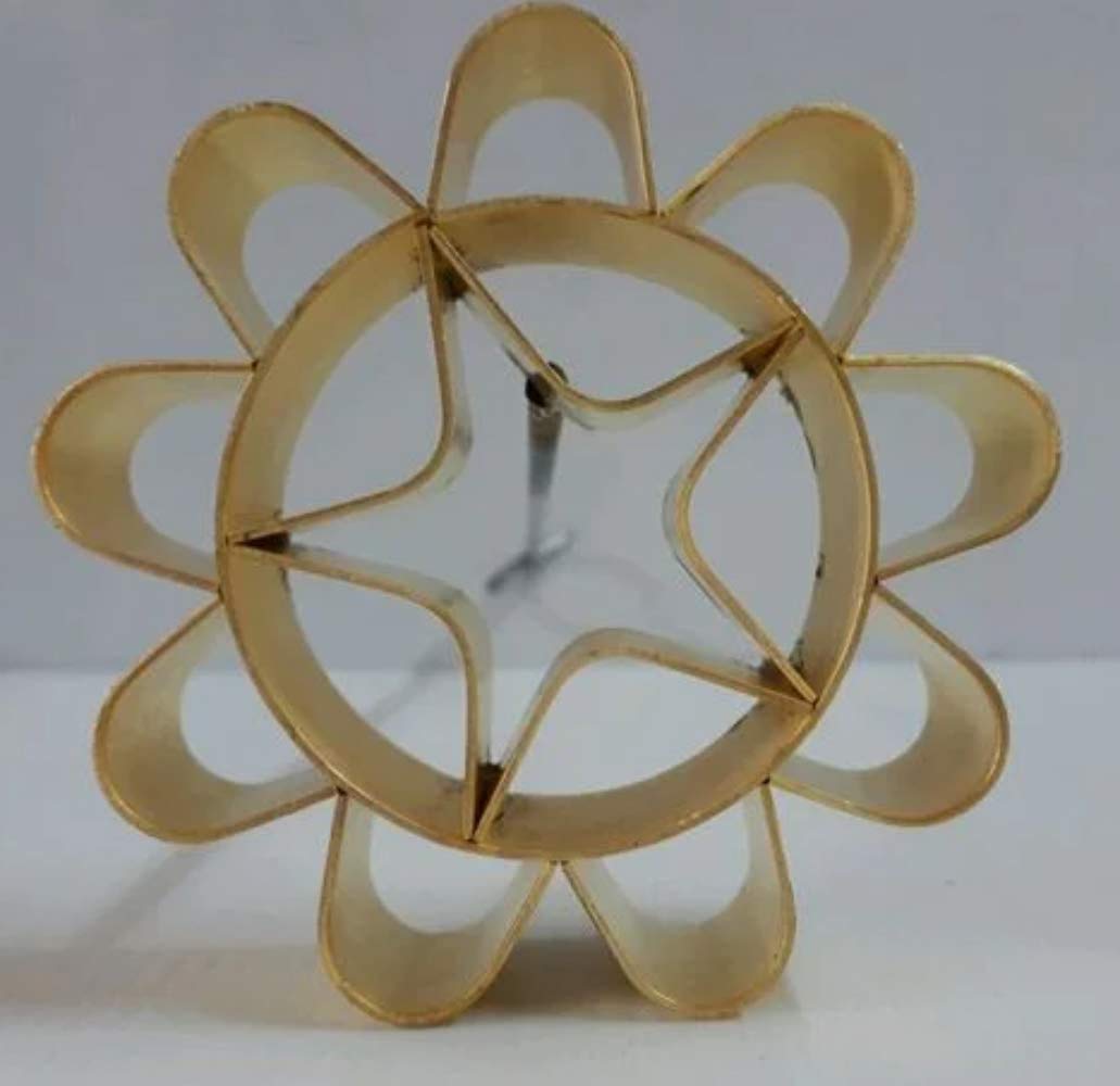 Thai Dok Jok Sesame Cookies Brass Mold Maker Crispy Biscuit Blossom Lotus Flowers Thai Sunflower Cookie 3.15'' (Medium)