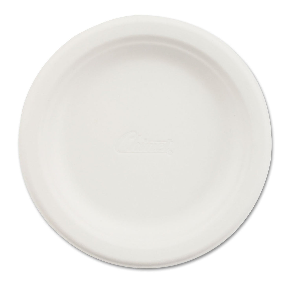 Chinet 21225Pk Paper Dinnerware Plate 6-Inch Dia White 125/Pack
