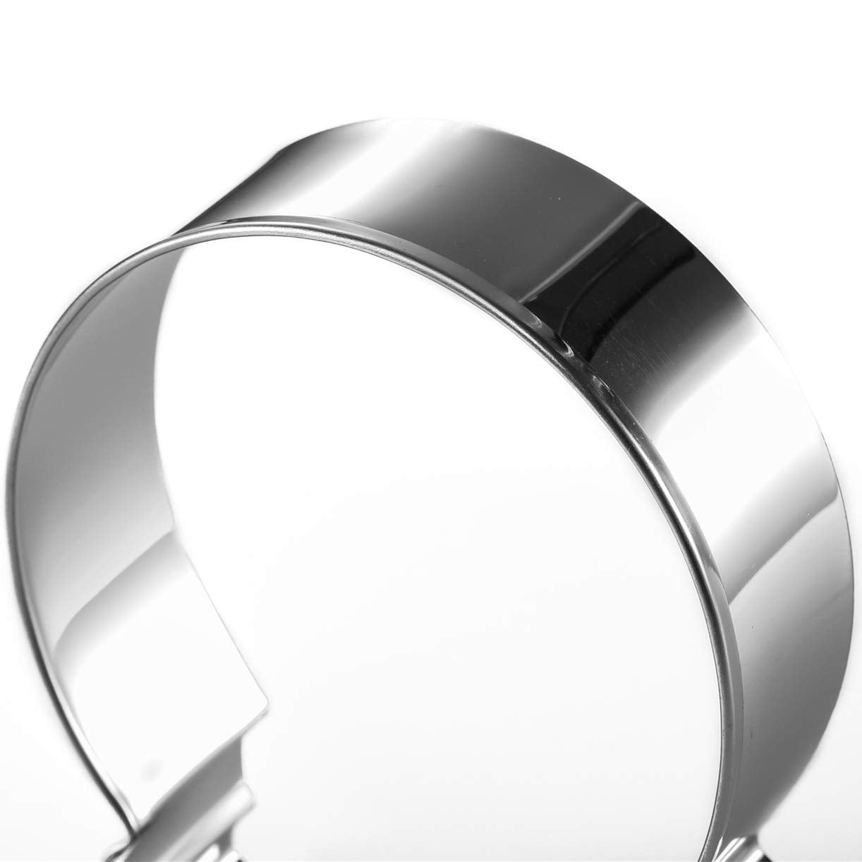 Maykito Christmas Winter Snow Globe Cookie Cutter Set - 3 Stainless Steel Pieces in Graduated Sizes