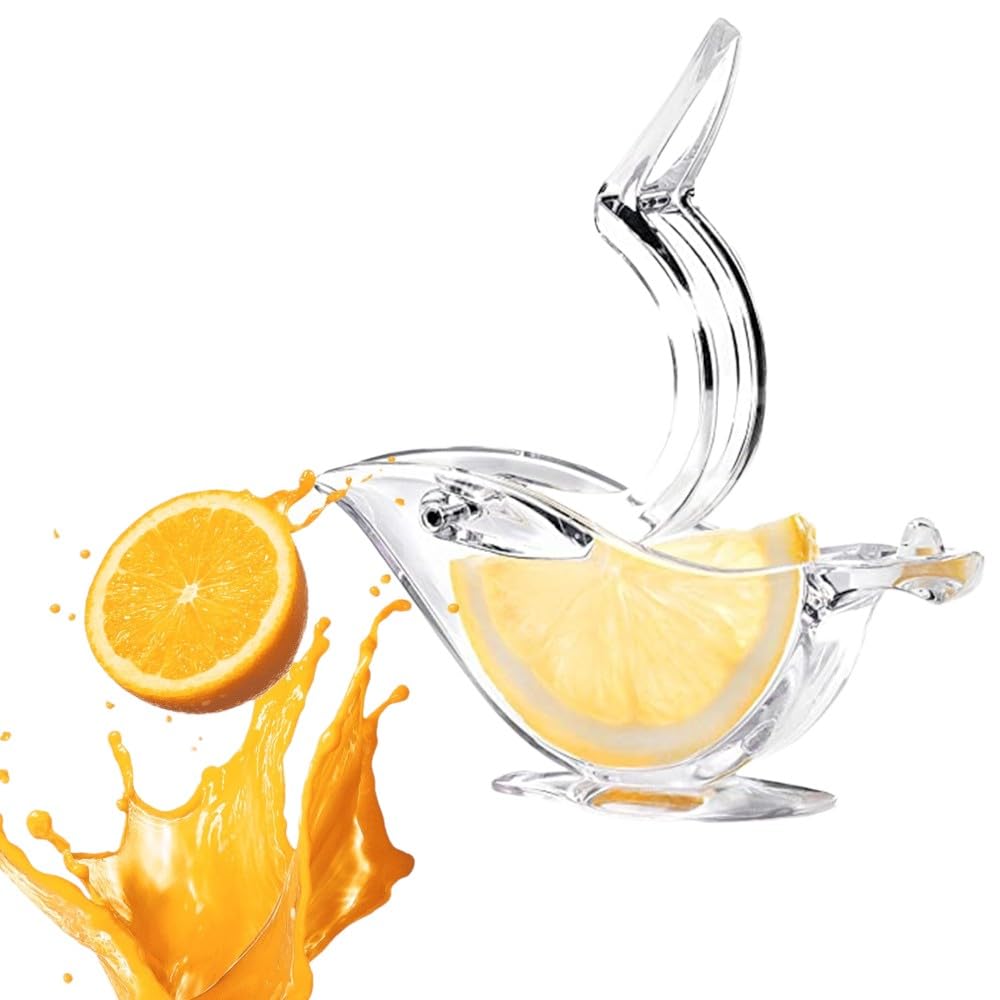 Pabocart Transparent Boat Shape Lemon Squeezer | NonToxic, Safe, And Simple To Use |For Citrus | Pack Of 1
