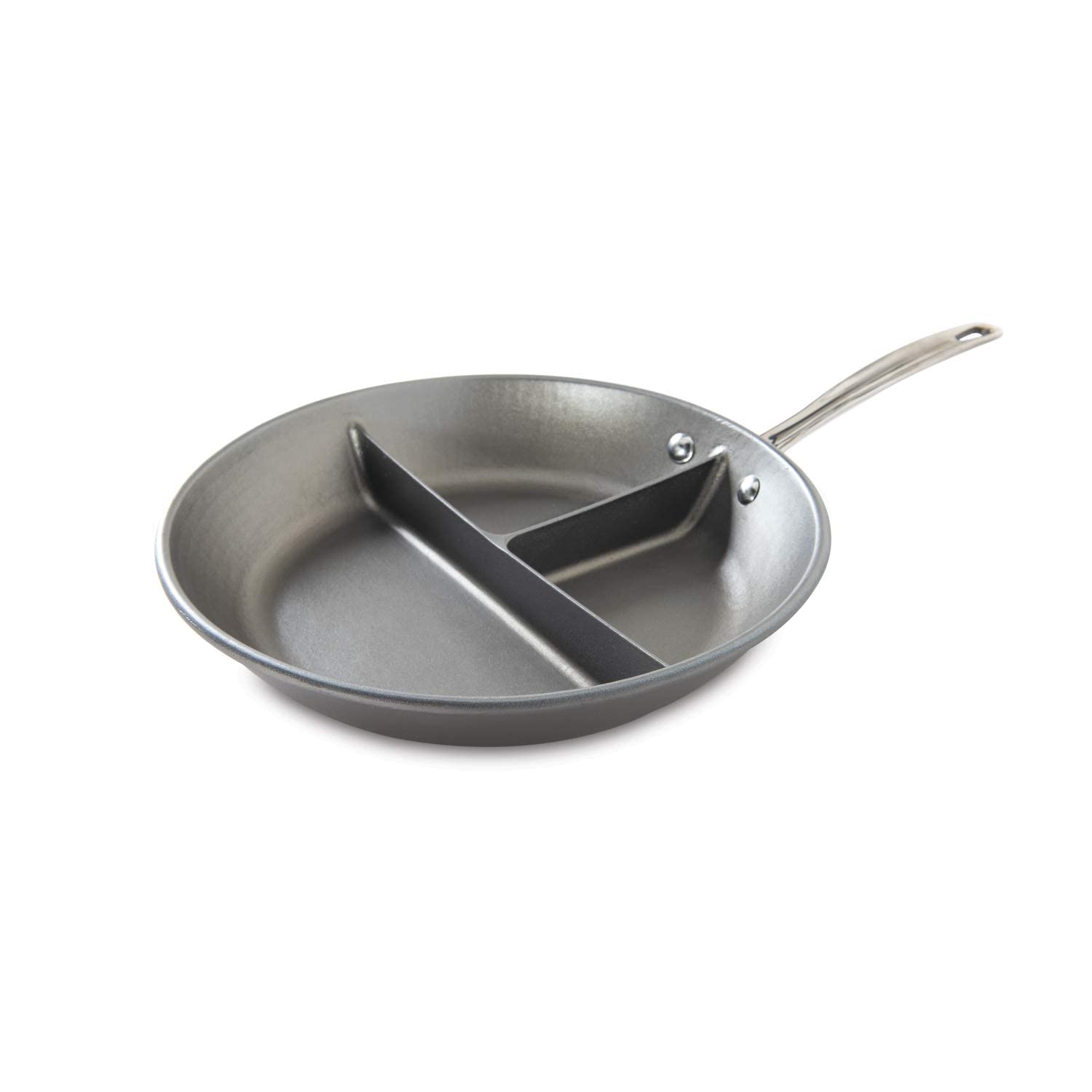 Nordic Ware - 14621 Nordic Ware Divided Sauce Pan, 3-In-1, Silver