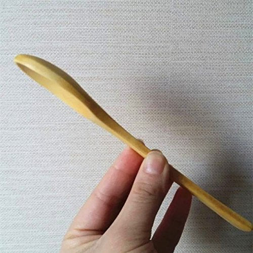 10 Pcs 7 Inch Ecofriendly Handle Long Wooden Spoons Coffee Honey Tea Stirrer Tableware