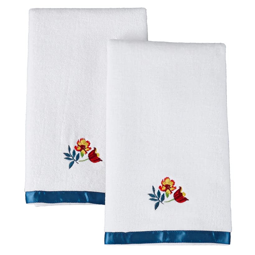 Garden Delight Bathroom Collection - Set Of 2 Hand Towels