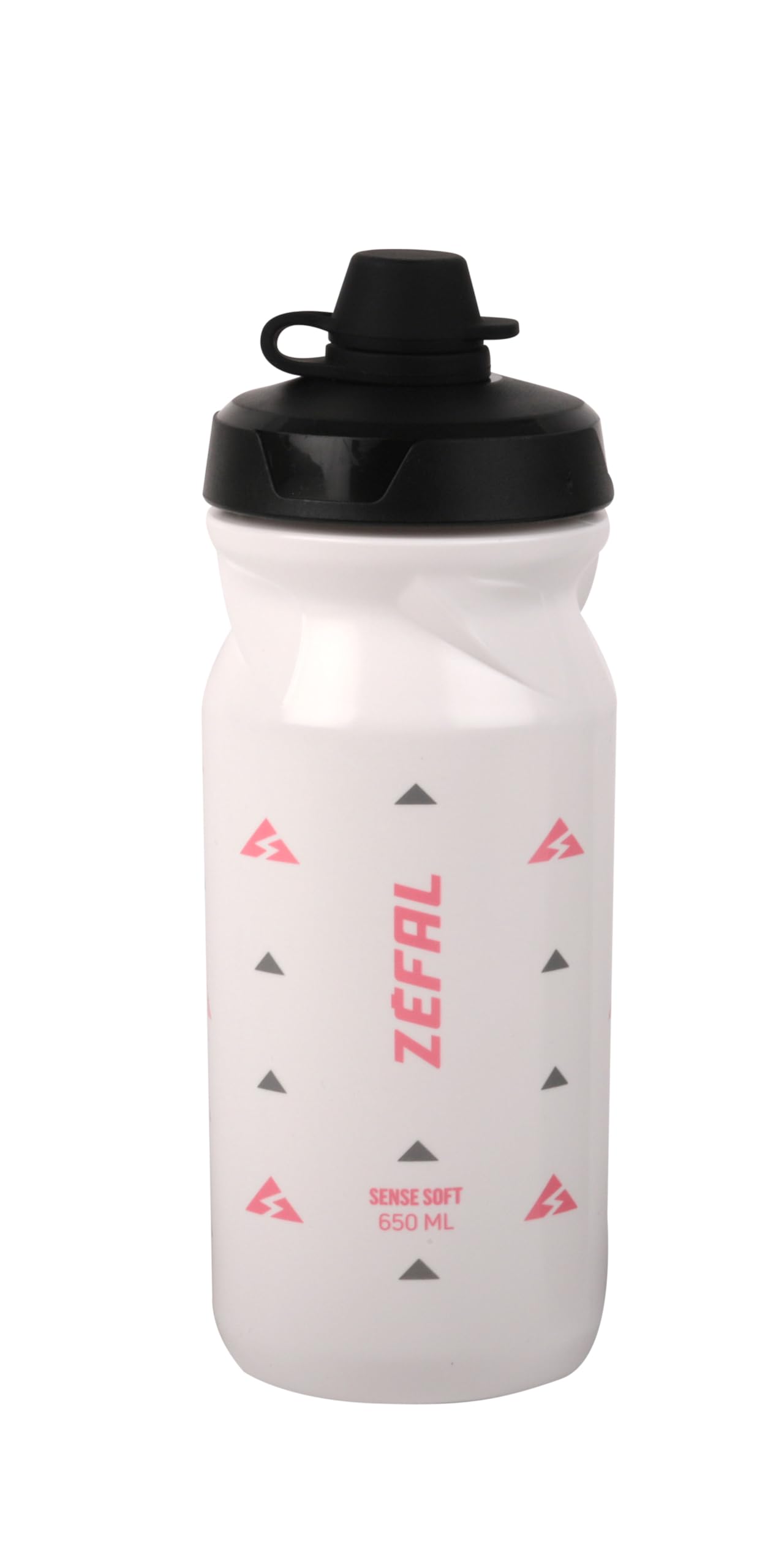 ZEFAL Sense Soft 65 No-Mud Water Bottle, White, 650ml