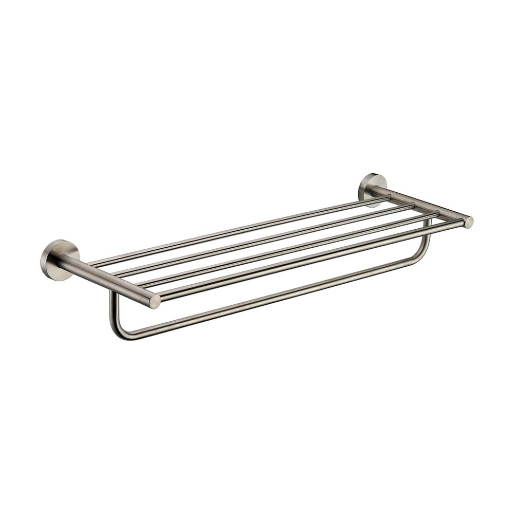 Alfi Brand Ab9538-Bn Towel Bar & Shelf Bathroom Accessory, 26'', Brushed Nickel