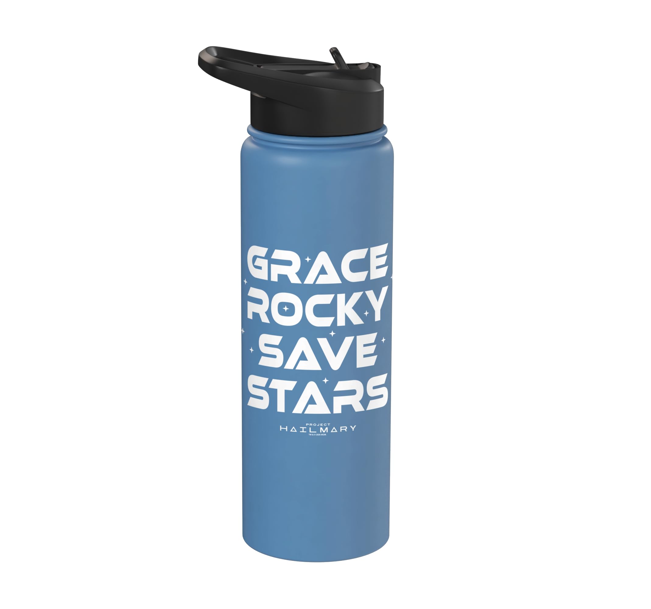 Project Hail Mary Grace Rocky Save Stars Poster Stainless Steel Insulated Water Bottle