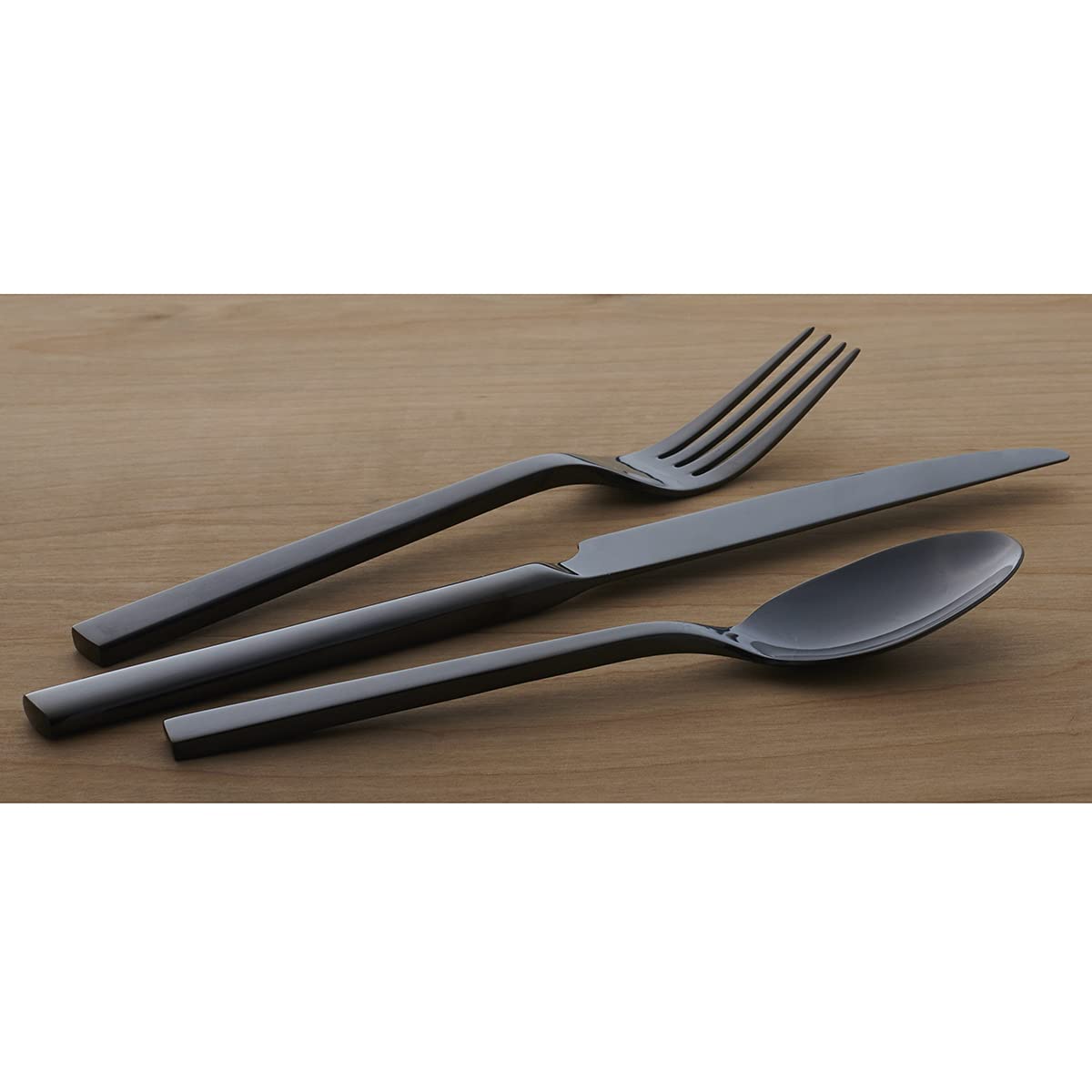 Oneida Chef'S Table Black 20 Piece Everyday Flatware Set, Service For 4, 18/0 Stainless Steel, Silverware Set