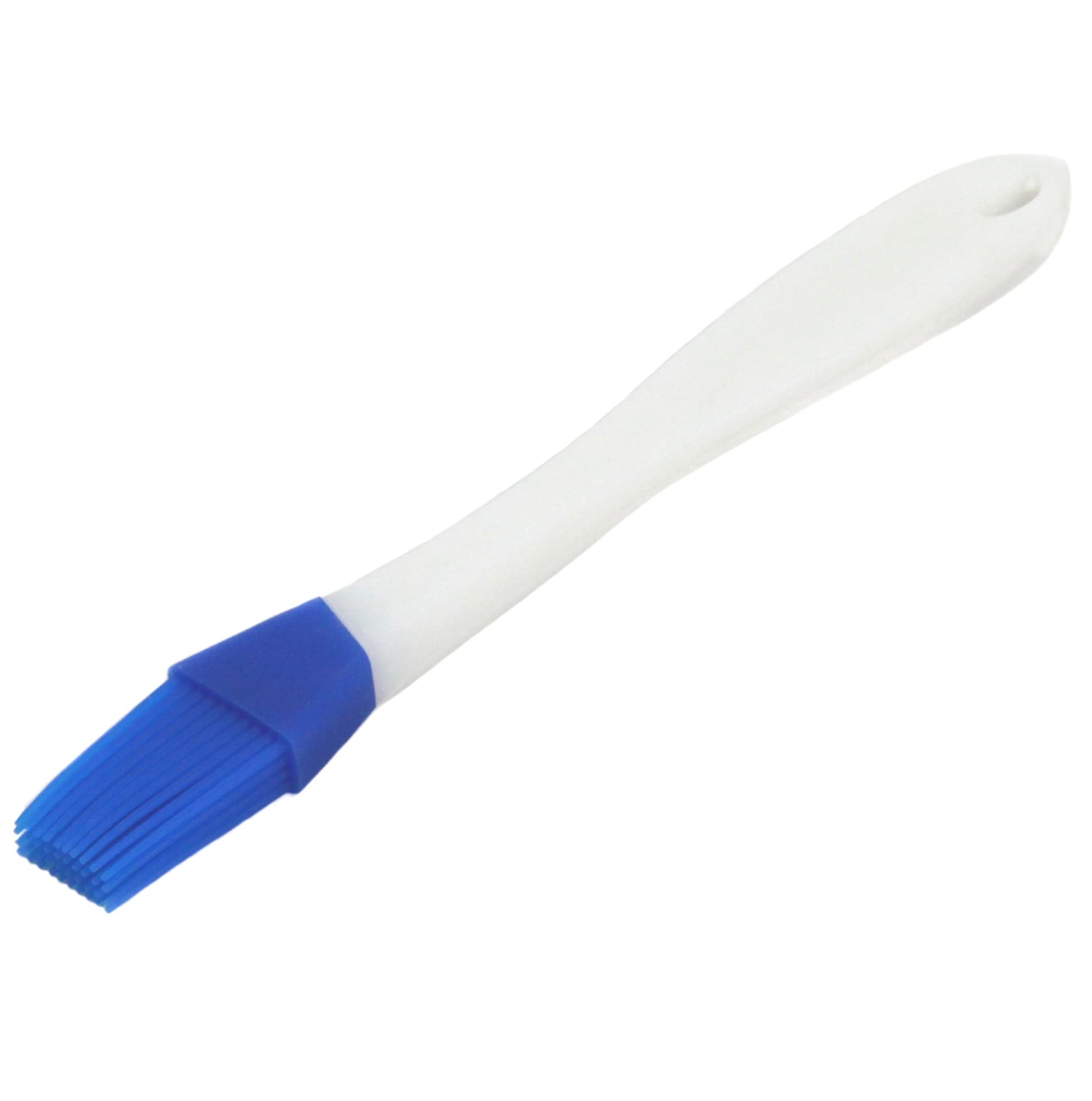 Chef Craft Select Silicone Basting Brush, 8.5 Inches In Length, Blue/White