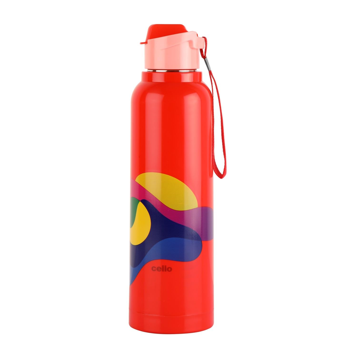 Cello Puro Steel-X Benz Pro 900 | Leak Proof | Wide Mouth & Easy To Open | Insulated Inner Steel Outer Plastic Water Bottle | 73