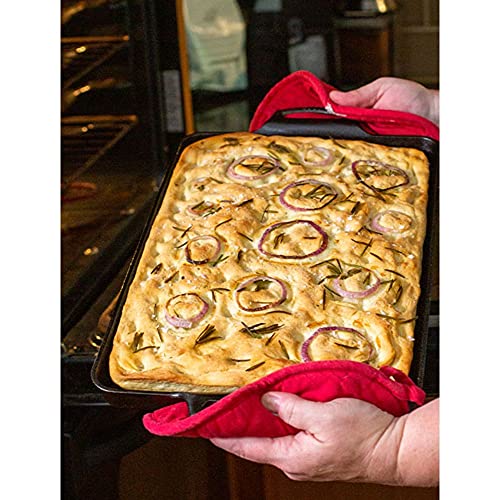 Lodge As6S41 Silicone Square Pot Holder, Red