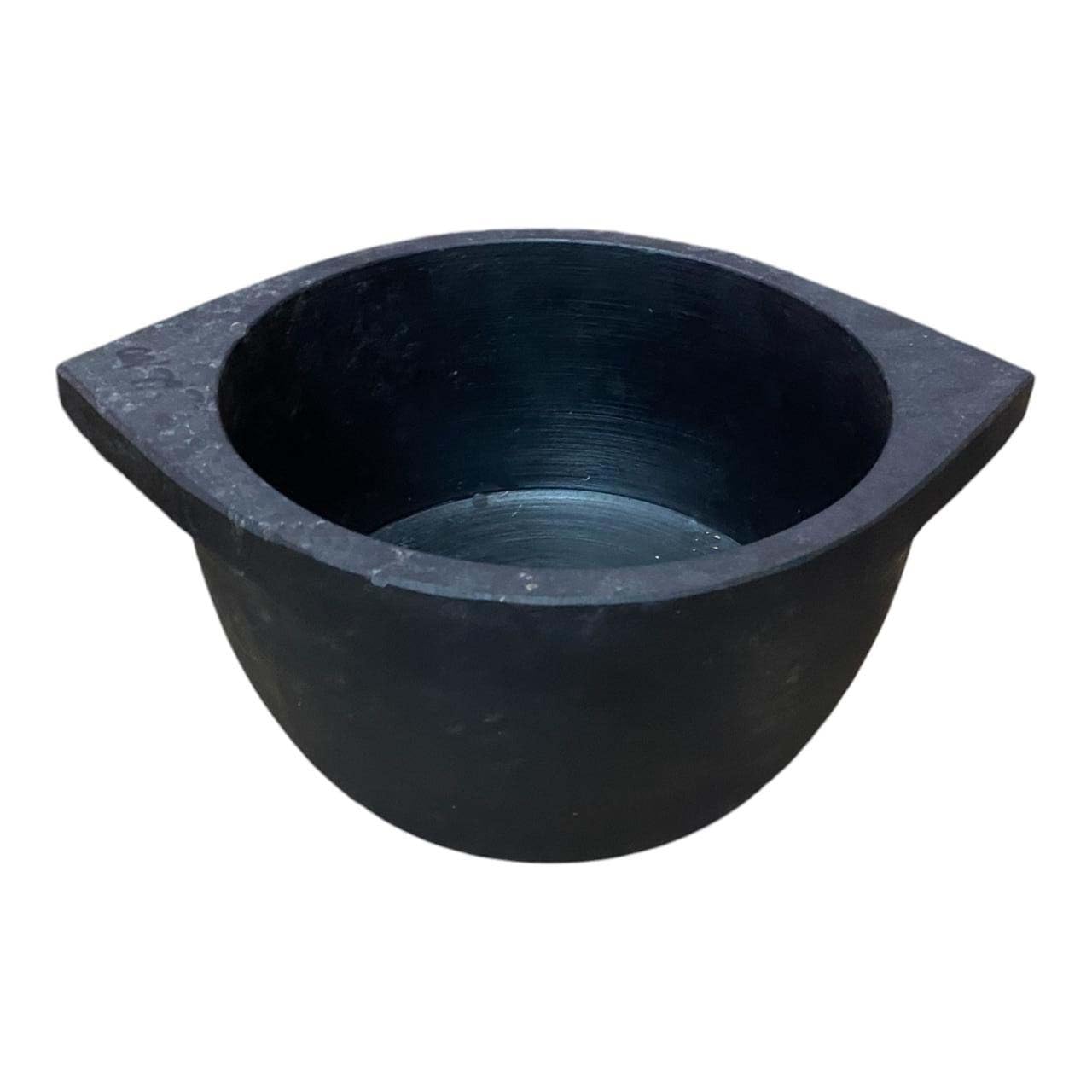 Traditional Soapstone Kalchatti/Kal Chatti/Cooking Pot/Cookware With (1.5-1.6 L) Treated/Seasoned..