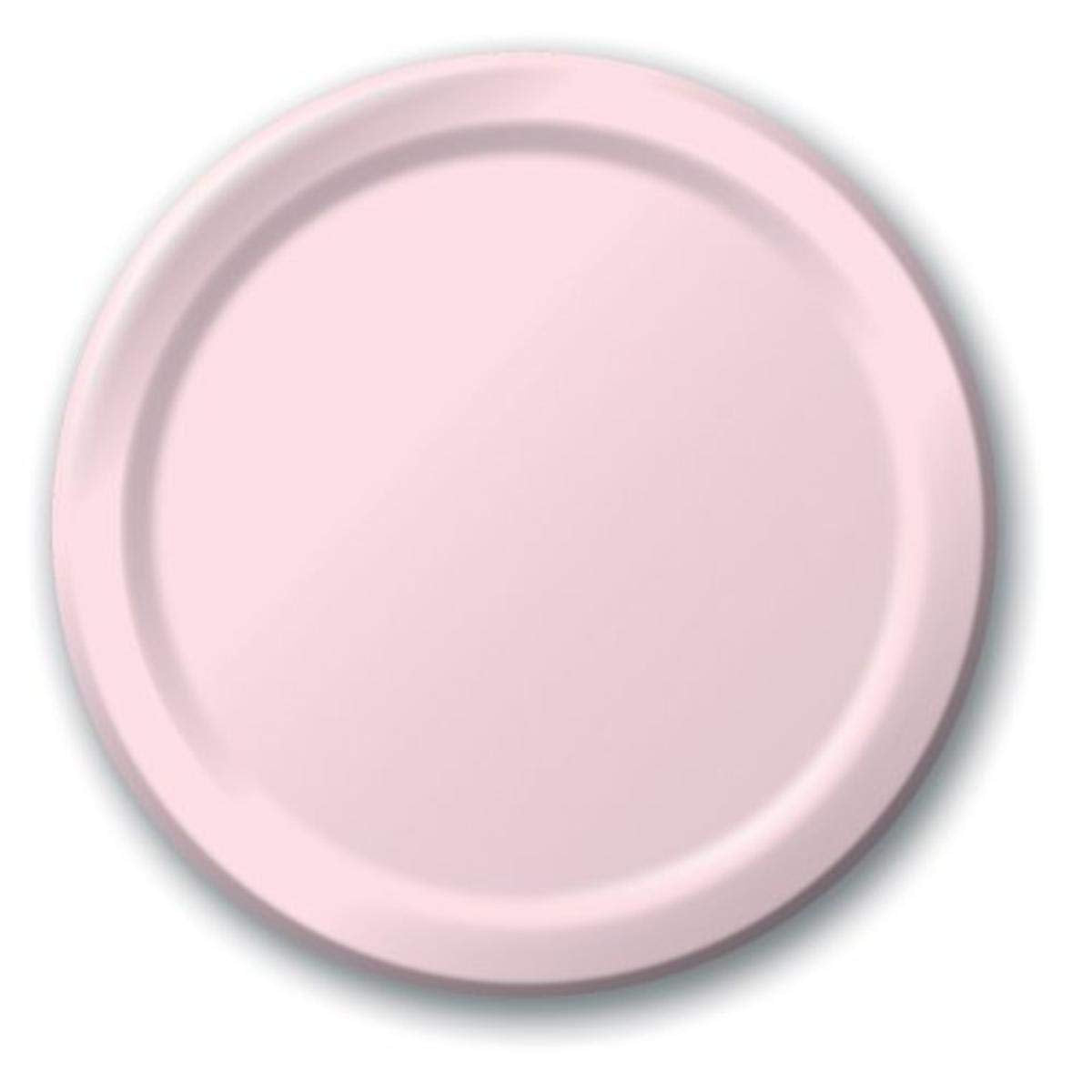 Creative Converting 24-Count Touch Of Color Paper Banquet Plates, Classic Pink
