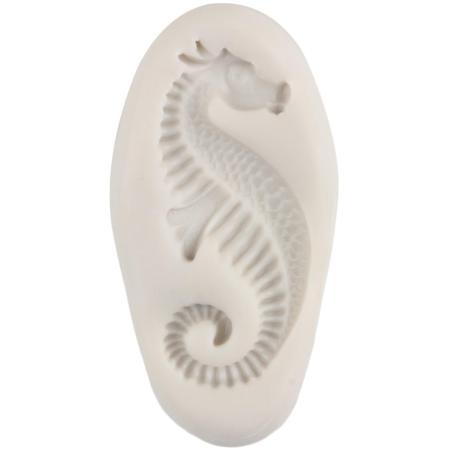 Mypracs Marine Theme Fondant Silicone Mold Seashell Conch Mermaid Tail Seahorse Crab Coral Fish Baking Silicone Molds For Cake D