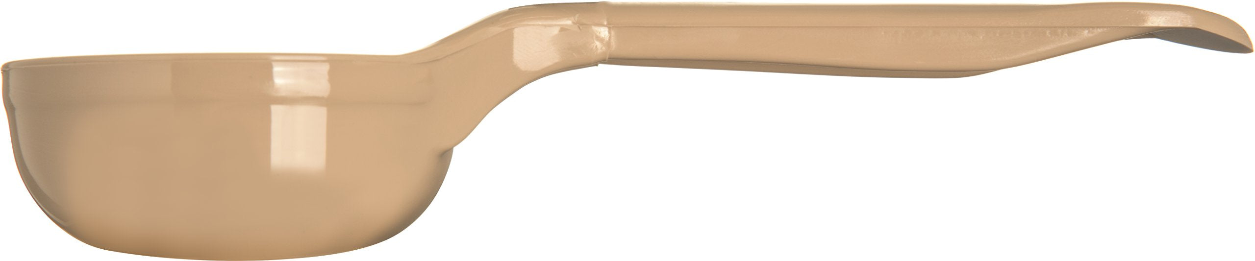 Carlisle Foodservice Products Cfs 432406 Solid Short Handle Portion Control Spoon, 2 Oz, Beige (Pack Of 12)