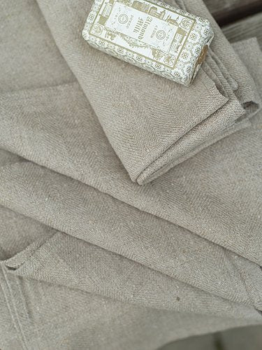 Linenme 0008901 Hand Towel, Standard, Natural