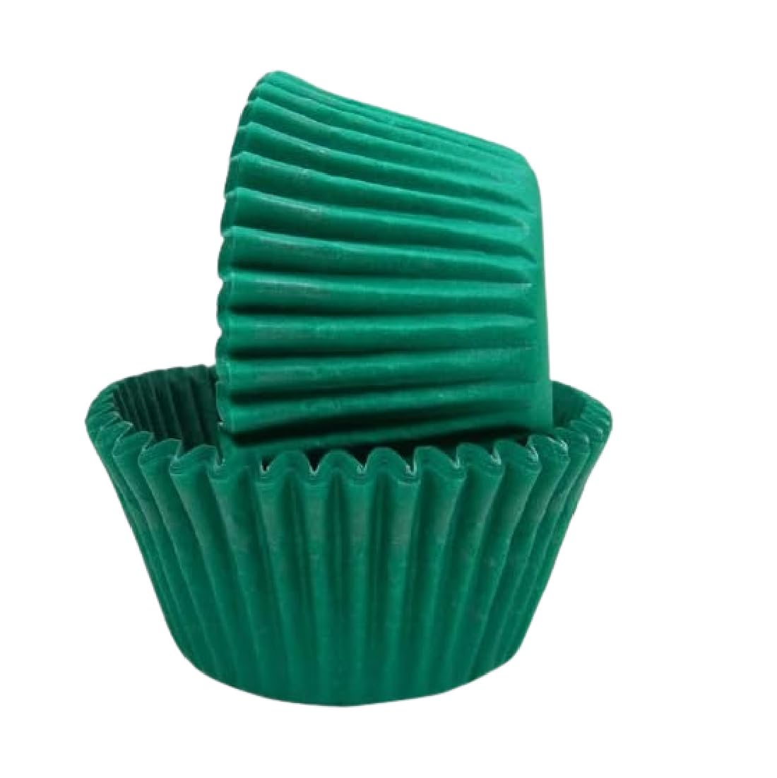 Regency Wraps Greaseproof Professional Grade Baking Cups, Pack Of 40, Standard Liners, Green Solid, For Cupcakes, Muffins, Candy