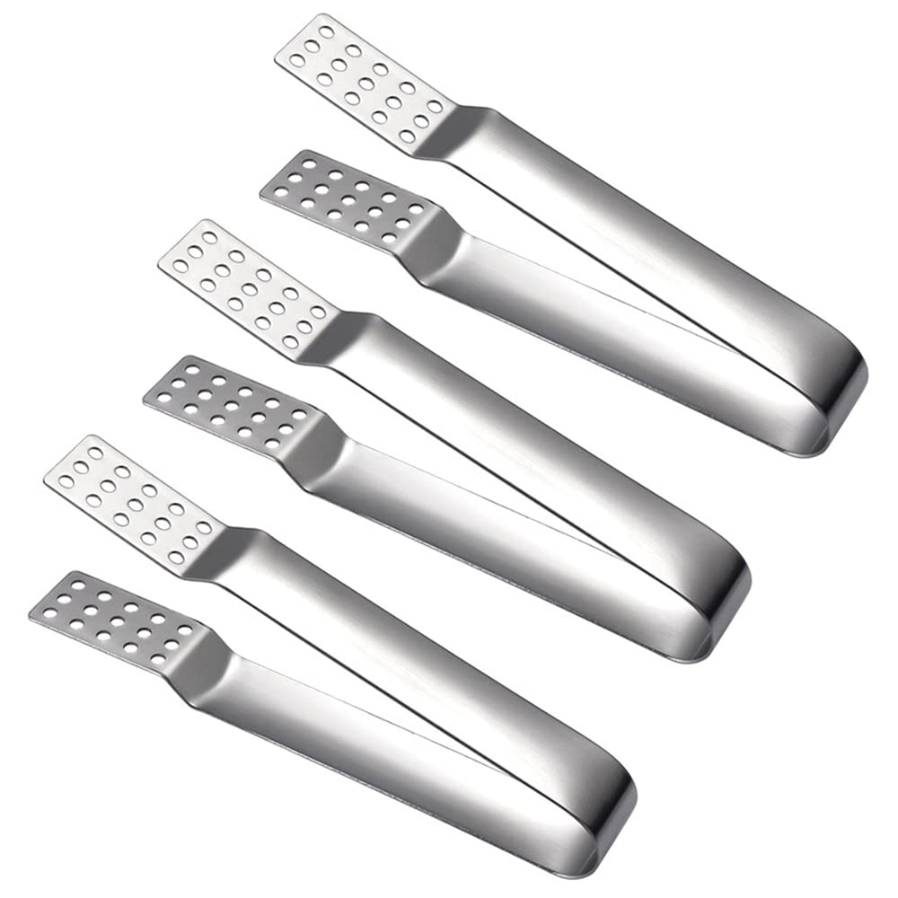 3 Pcs Tea Bag Squeezer Stainless Steel Tea Bag Tongs Tea Bag Strainer Clip For Loose Tea Loose Leaf Gripping Ice Cube, Tea Bag S