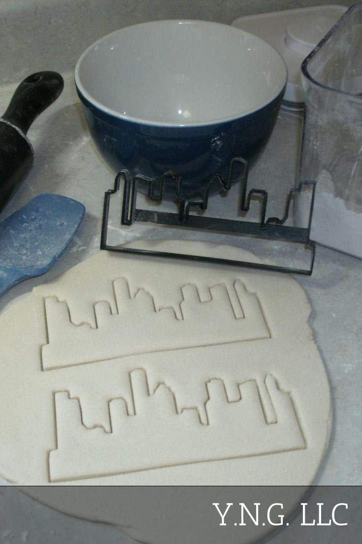 Houston Texas City Skyline Skyscraper Building Horizon Structure Cookie Cutter Made In Usa Pr2957