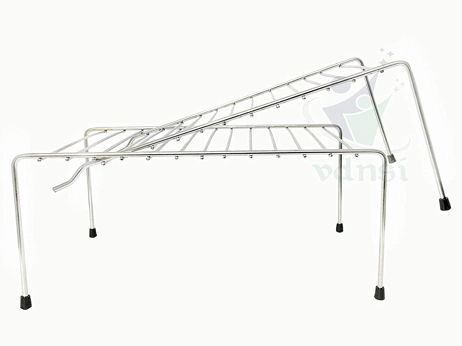 Swadhin Multipurpose Steel Expandable Shelf Rack Kitchen Spice Utensils Plate Dish And Food Storage Holder Stand Shelves Shelf O