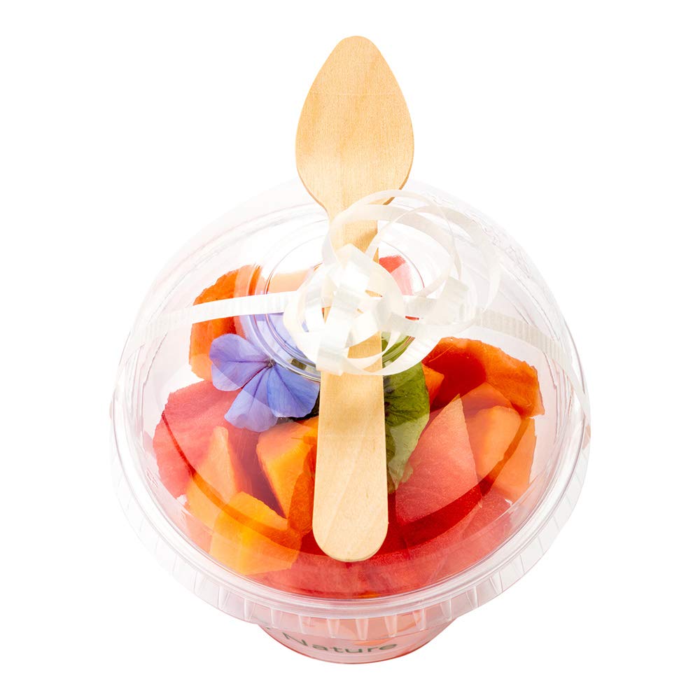 Restaurantware 4.3 Inch Mini Wooden Spoons 500 Tiny Wooden Spoons - Premium Heat-Resistant Natural Birch Wooden Disposable Spoon