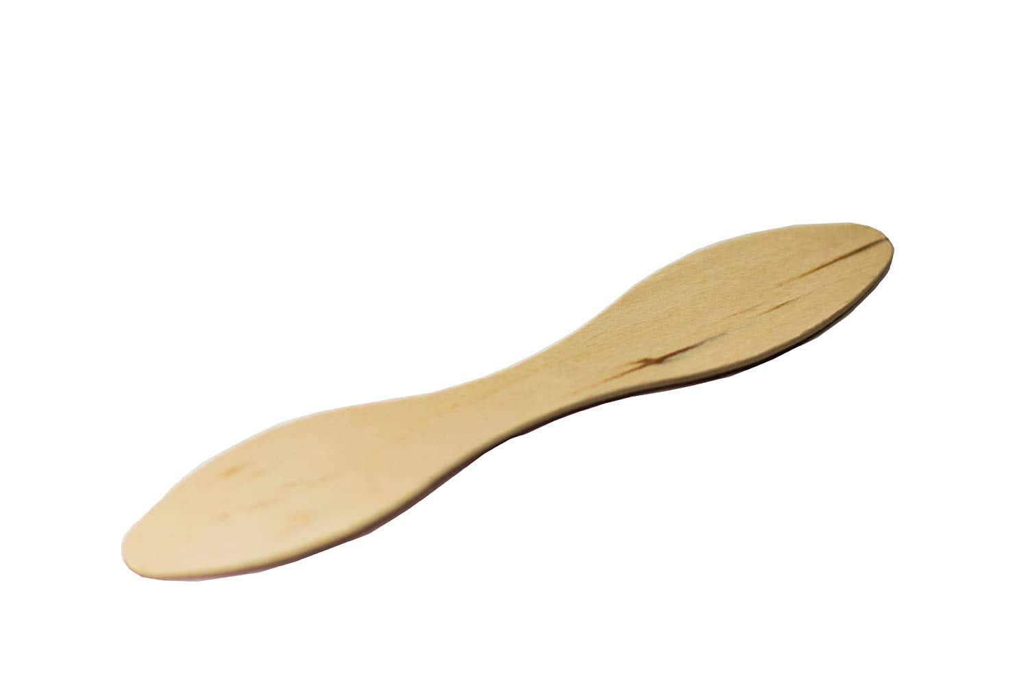 Perfectware Wooden Ice Cream Spoon, 5'' Unwrapped, 250 Count, Ideal for Yogurt and Gelato