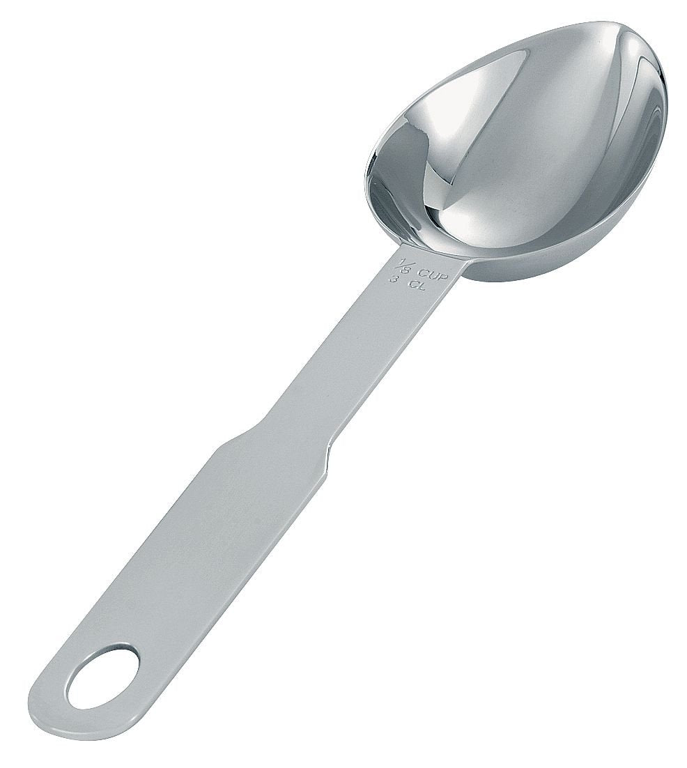 Vollrath 1/4 Cup Blue Oval Heavy Duty Measuring Scoop