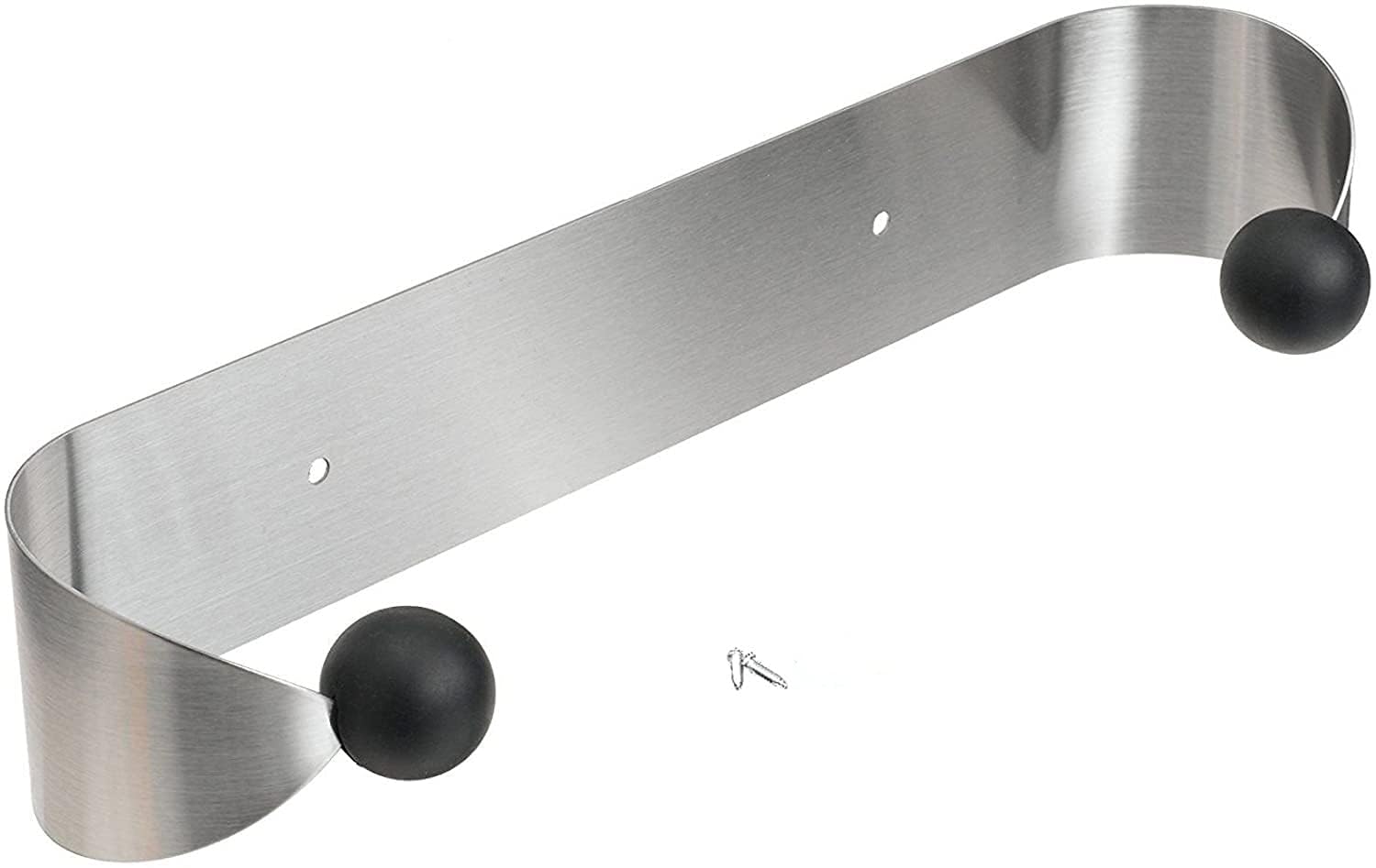 Kuafu Paper Towel Holder For Kitchen, Under Cabinet, Secure Screw Mounting, Silver Stylish Stainless Steel, Convenient Rollable