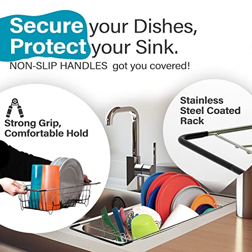 Better Houseware 1484.8 Over Sink Dish Drainer  19.25 x 8.25 x 4.5  Stainless Steel