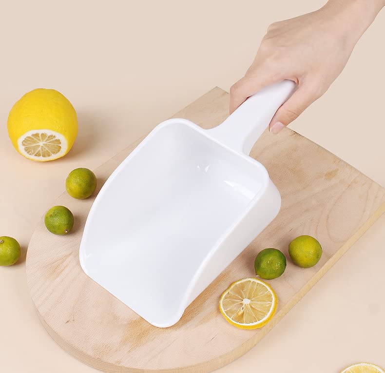 1 Piece Plastic Ice Scoop Plastic Ice Shovel Plastic Hand Scoop Plastic Utility Ice Scoop Coffee Bean Scoop Candy Scooper For Ba