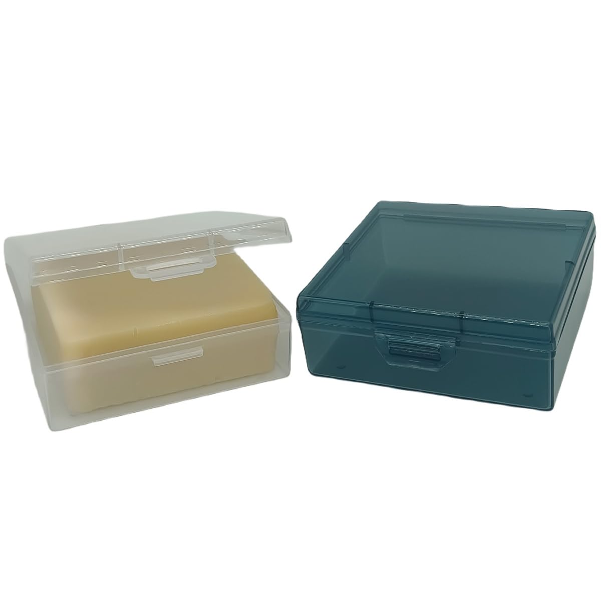 Bathroom Soap Dishes For Dr. Squatch Soap, Square Travel Soap Container With Lid, Portable Bar Soap Holder For Shower Soap Dish