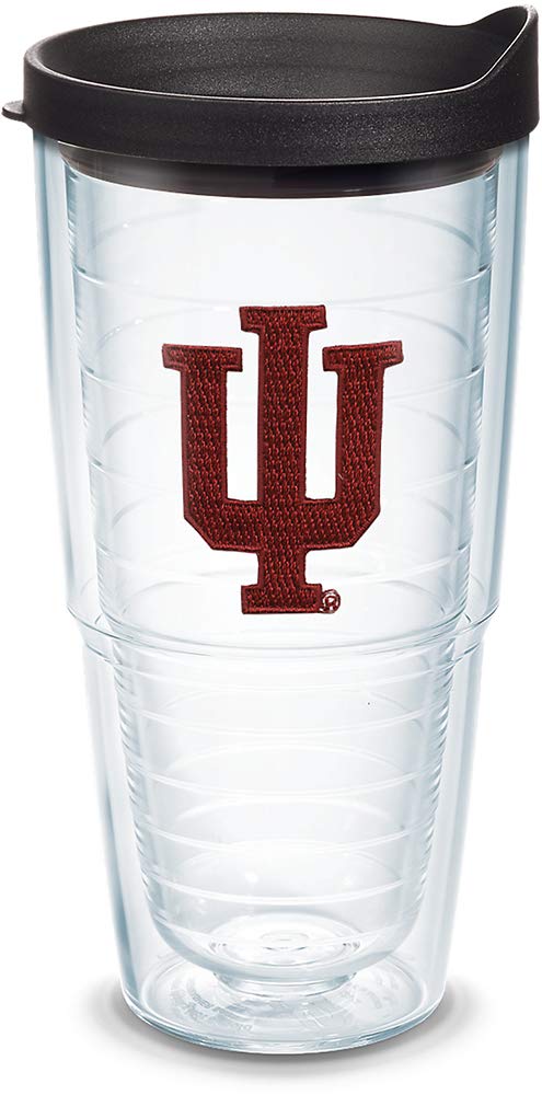 Tervis Made In Usa Double Walled Indiana University Iu Hoosiers Insulated Tumbler Cup Keeps Drinks Cold & Hot, 16Oz Mug - No Lid