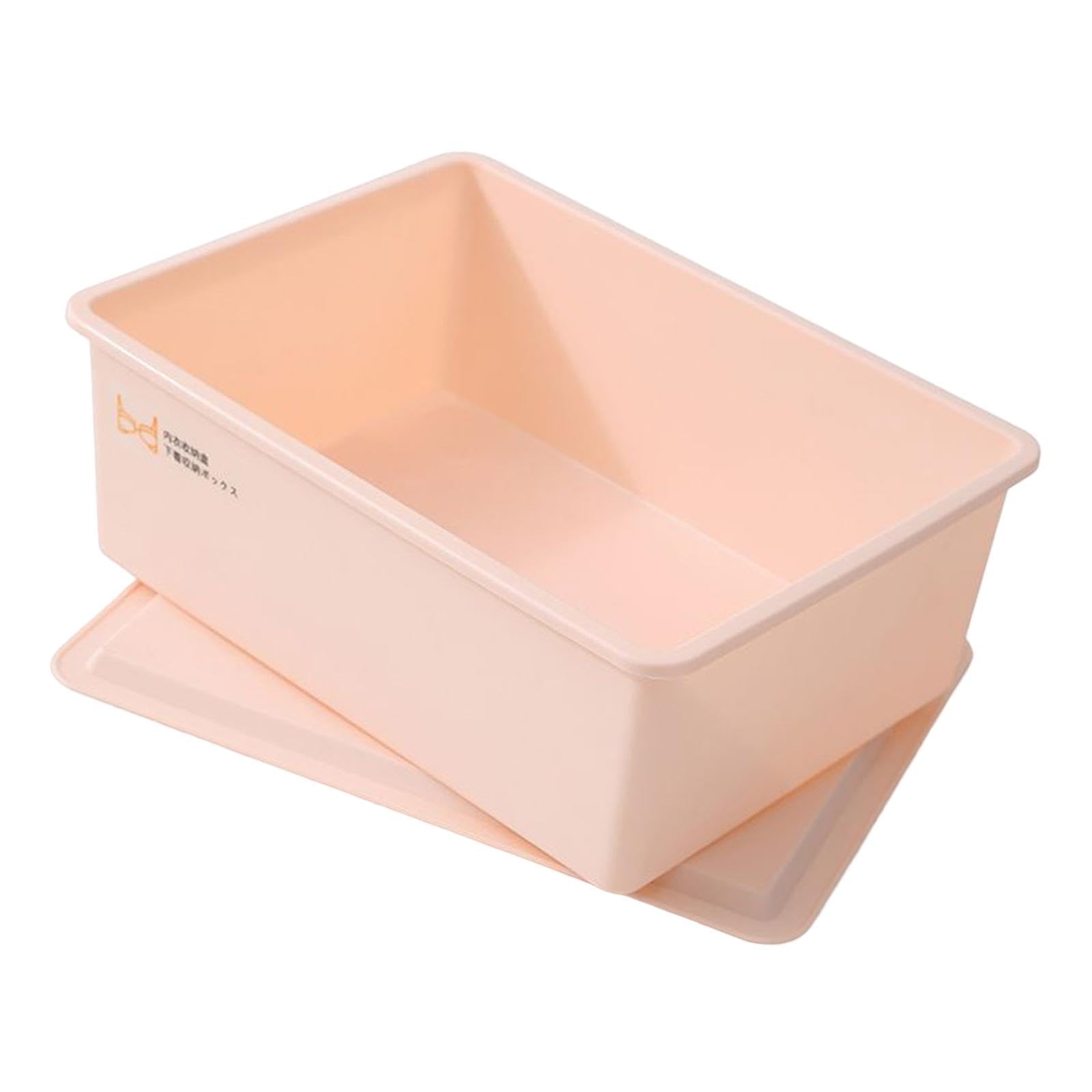Ecomistiq Sock Underwear Storage Case Socks Underwear Drawer Organizer For Panties Bra Pink | Closet Organizers | Home Organizat