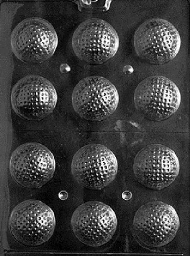 Preegle S051 3D Golf Balls Chocolate Candy Mold - 3 Count By Preegle