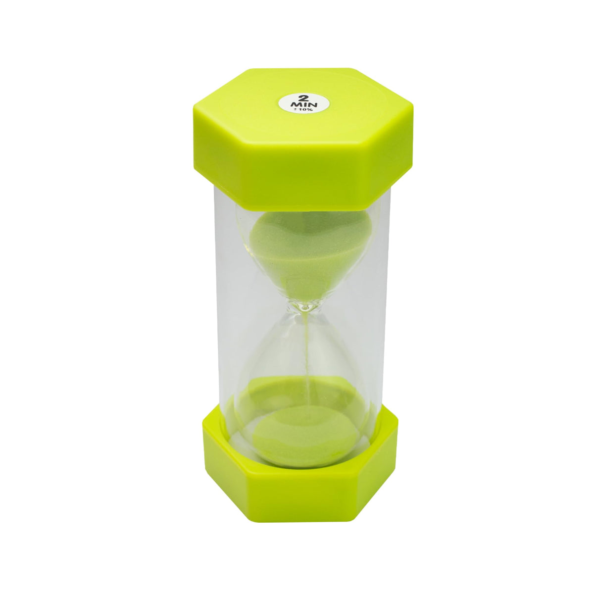 Teacherfav Sand Timer For Kids - 2 Minute Green - 5 Inches Hour Glass Acrylic Covered For Classroom, Home & Kids Room - Medium S