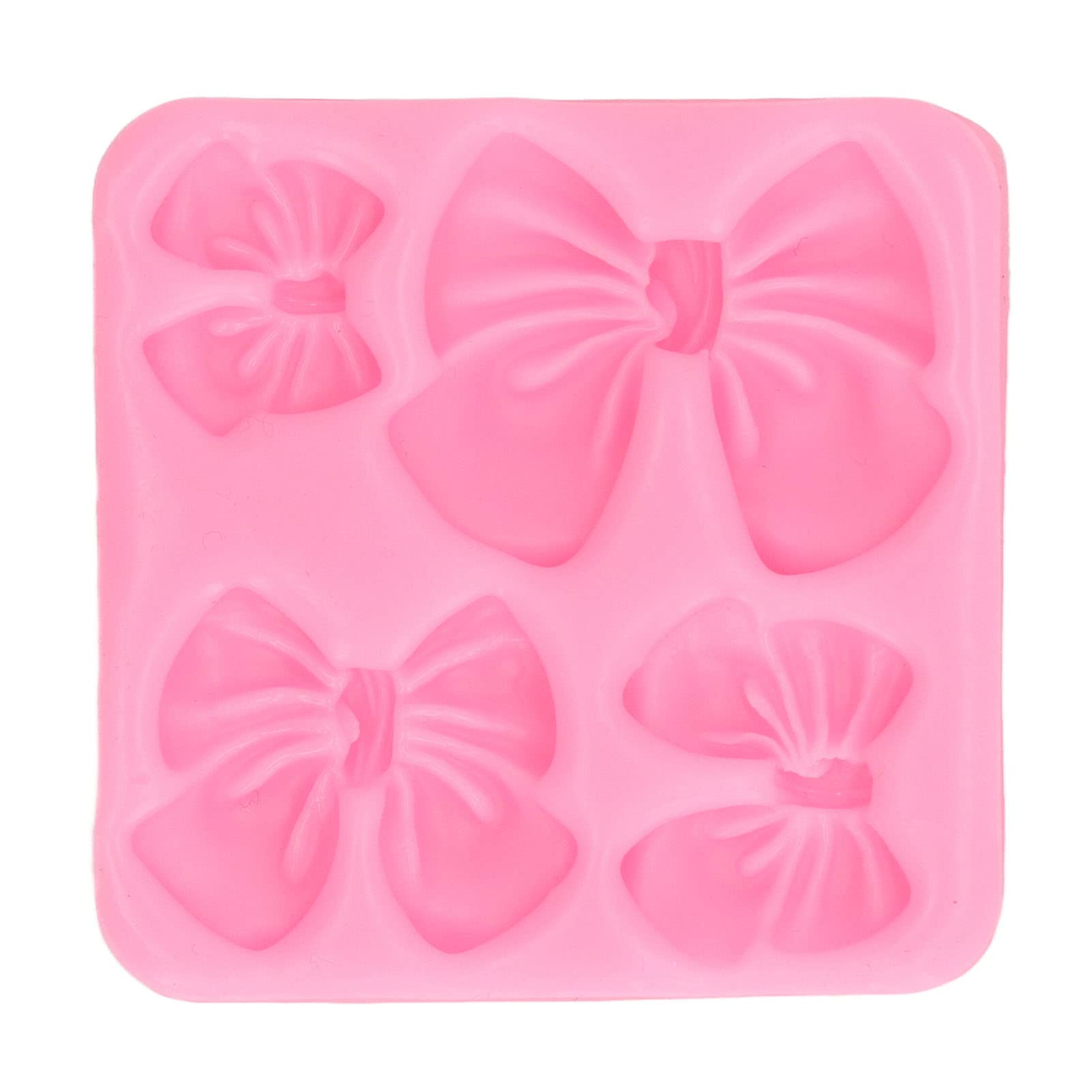 Bows Soap, 3D Silicone Mat Chocolate Cake Fondant Baking Making Clay Ice Diy Hard Gummy Cube Tray Set Decoration Handmade Craft