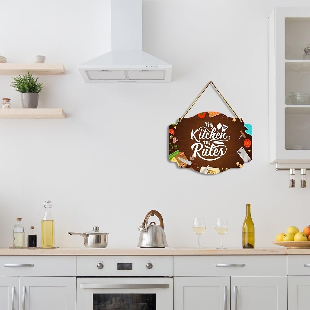 Positive Vibe Lifestyle Kitchen Wall Hanging for Home Decoration Wall Decoration For Dining Area Kitchen Hanging Decorative Item