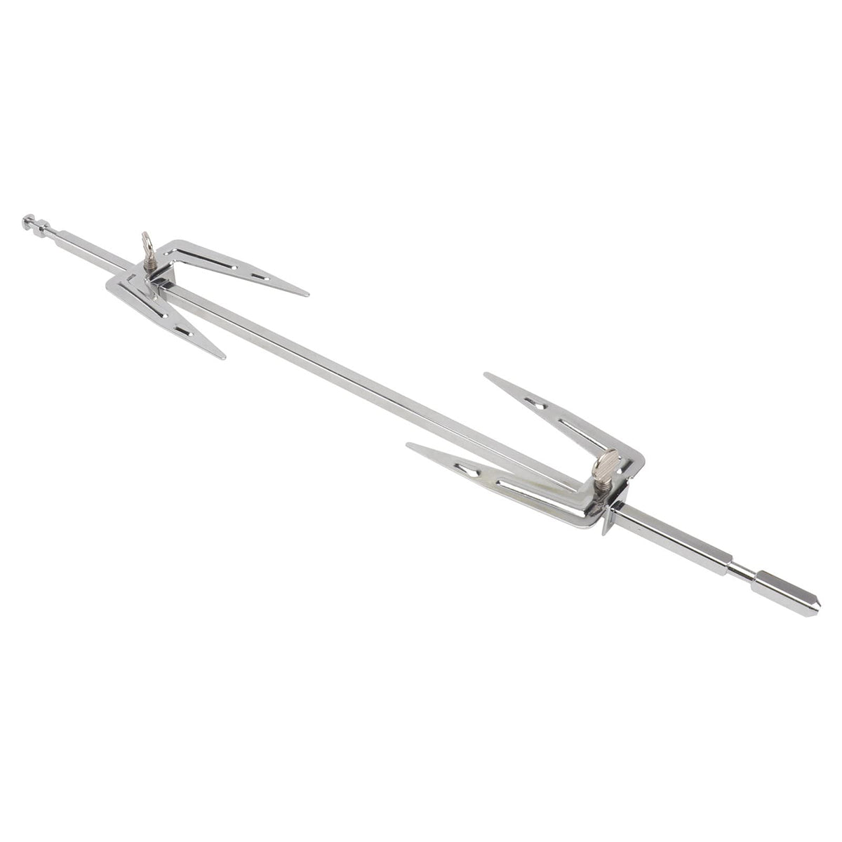Kitchen Grill Fork Stainless Steel Rotating Air Fryer Fork Air Fryer Supplies Roast Fork For Bbq Cooking Meat Spit Rods (34.2 X