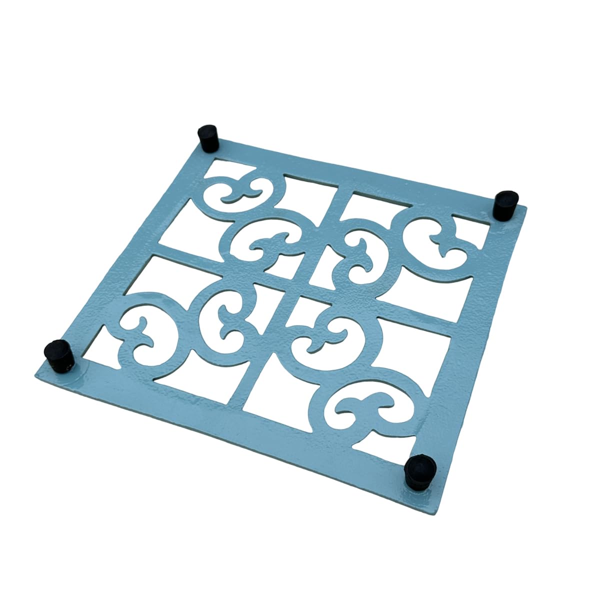 Trivet Cast Metal Scroll Trivet For Hot Dish Pot Pan, Non-Slip Heat Resistant Teapot Trivet Hot Dish Plate Holder For Kitchen Di