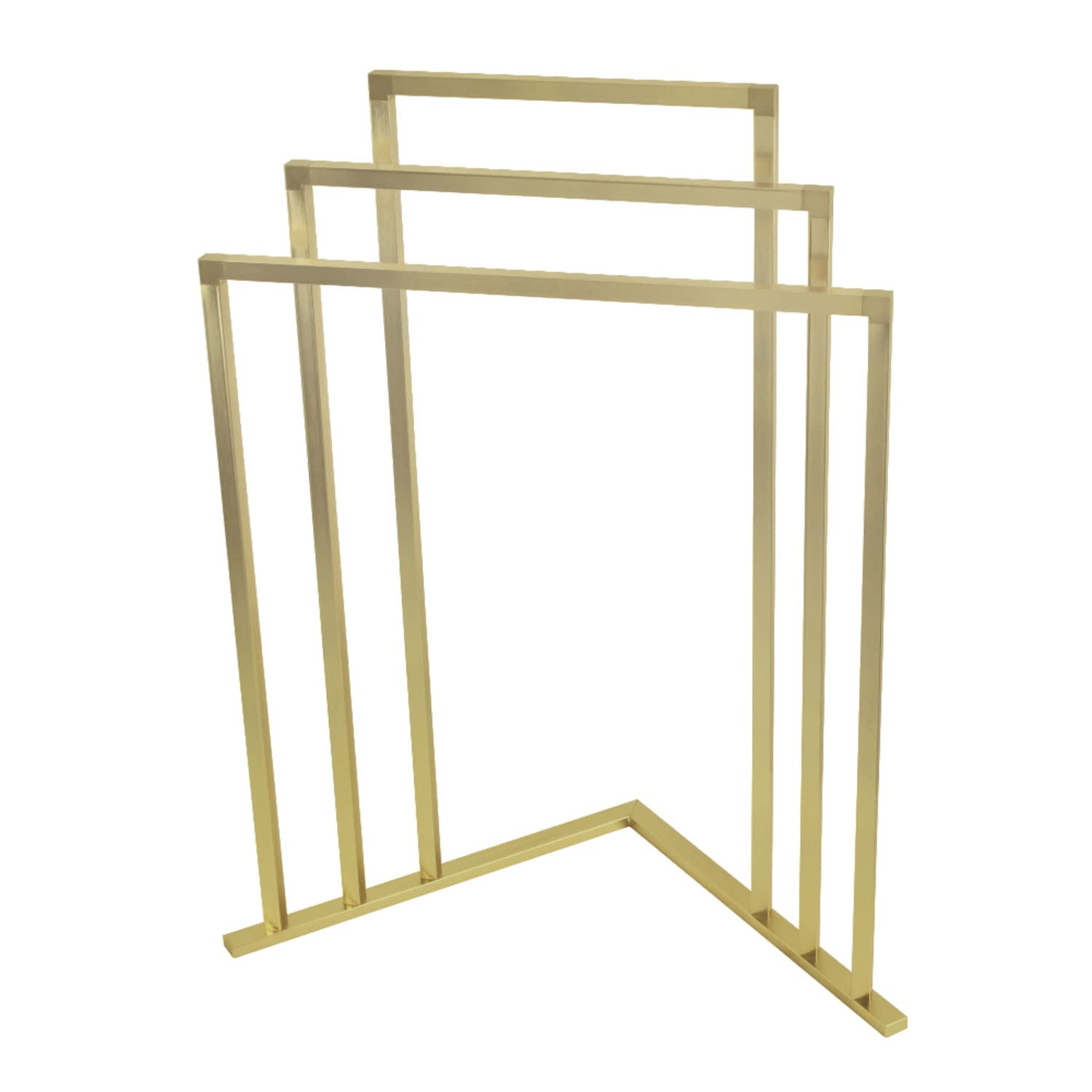 Kingston Brass SCC8275 L Shape 3-Tier Steel Construction Corner Towel-Rack, Oil Rubbed Bronze
