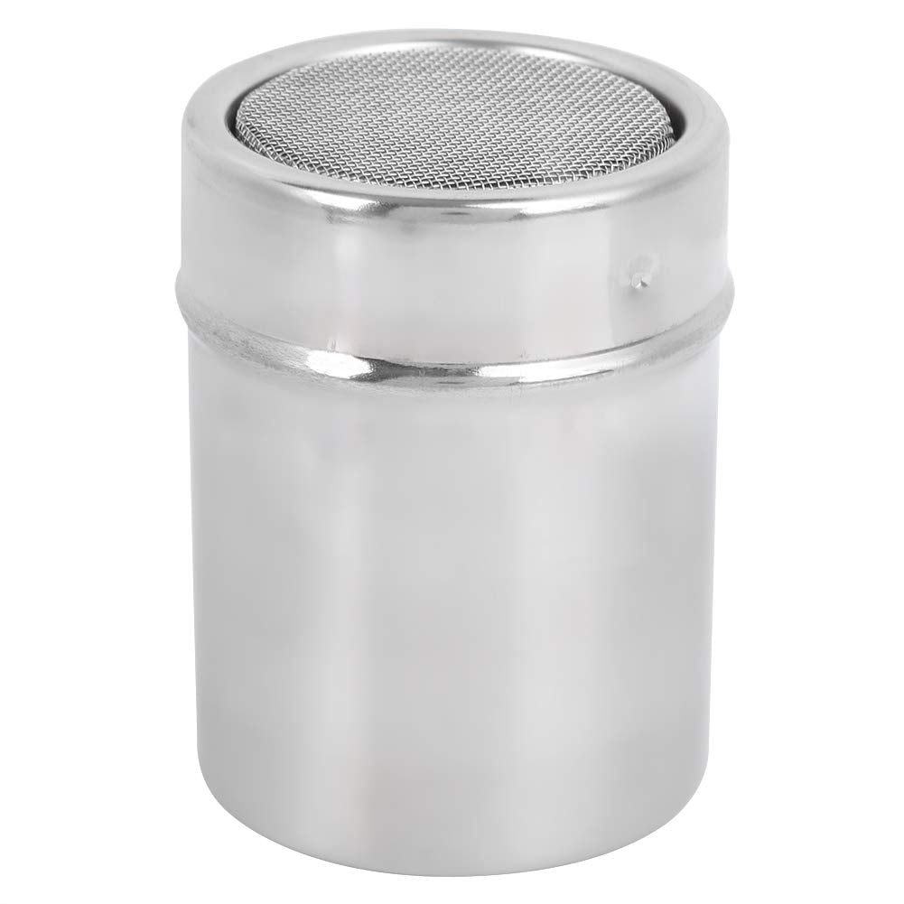 Stainless Steel Powder Shaker Sugar Powder, Fine Mesh Shaker Powder Cans for baking soda Cocoa Cornstarch
