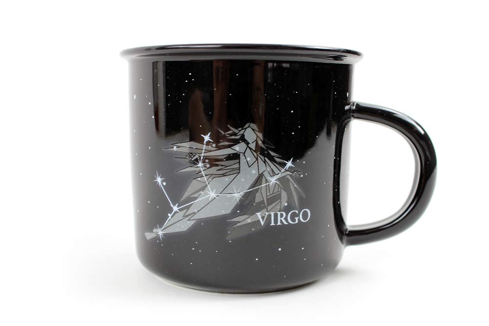 Virgo Ceramic Mugs - 13.5 Oz Coffee & Tea Mug, Astrology Horoscope Cups With Personality Traits Revealed Inside, August & Septem