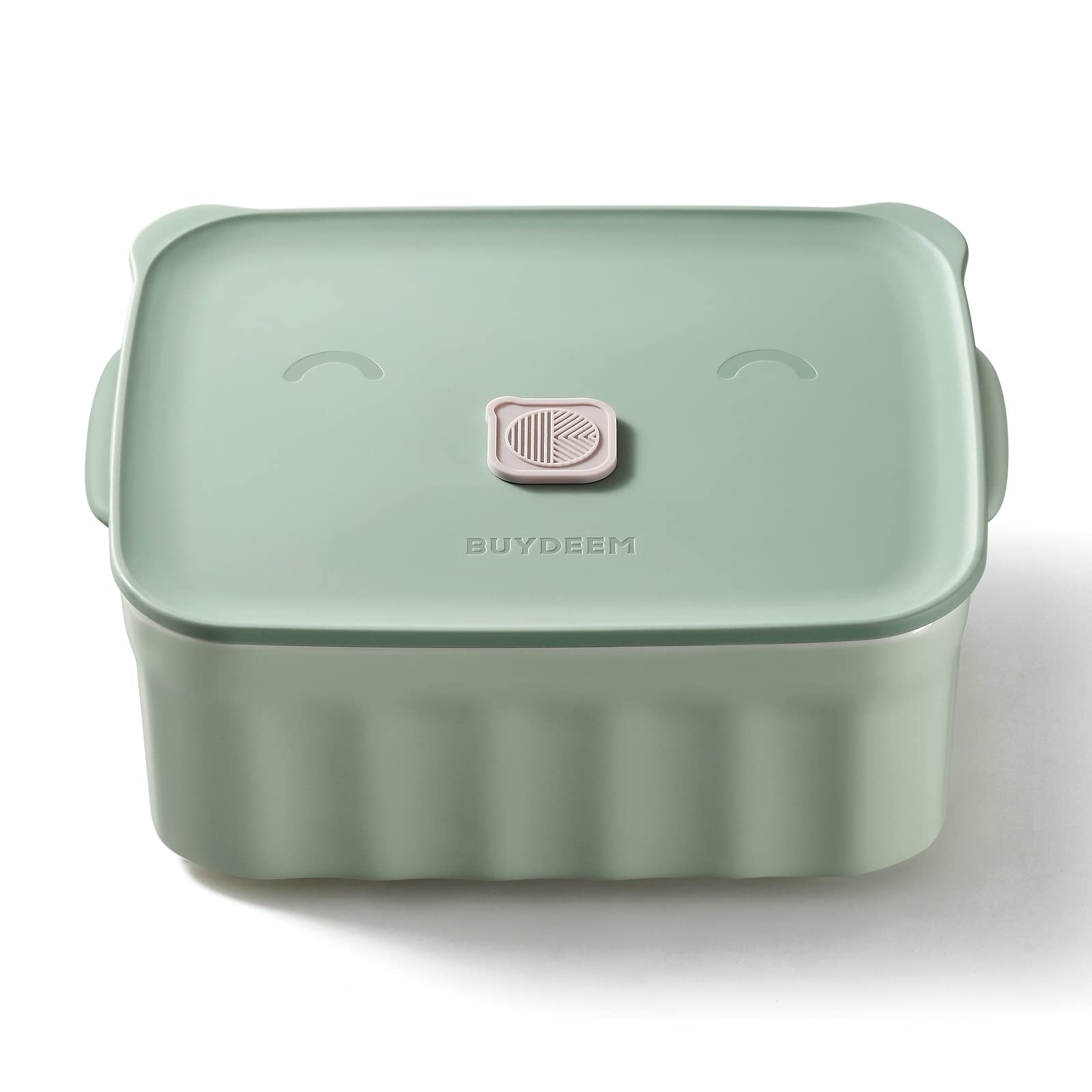 Buydeem Ceramic Food Storage Container With Airtight Lid, 28 Oz Bento Lunch With Airlock Lid, Stackable Bento Box Microwaveable,