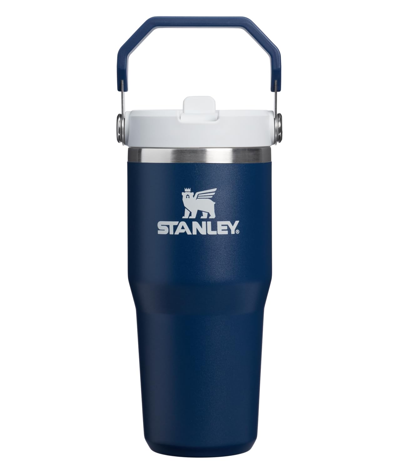STANLEY IceFlow 2.0 Flip Straw Tumbler, 14 oz, Dark Navy