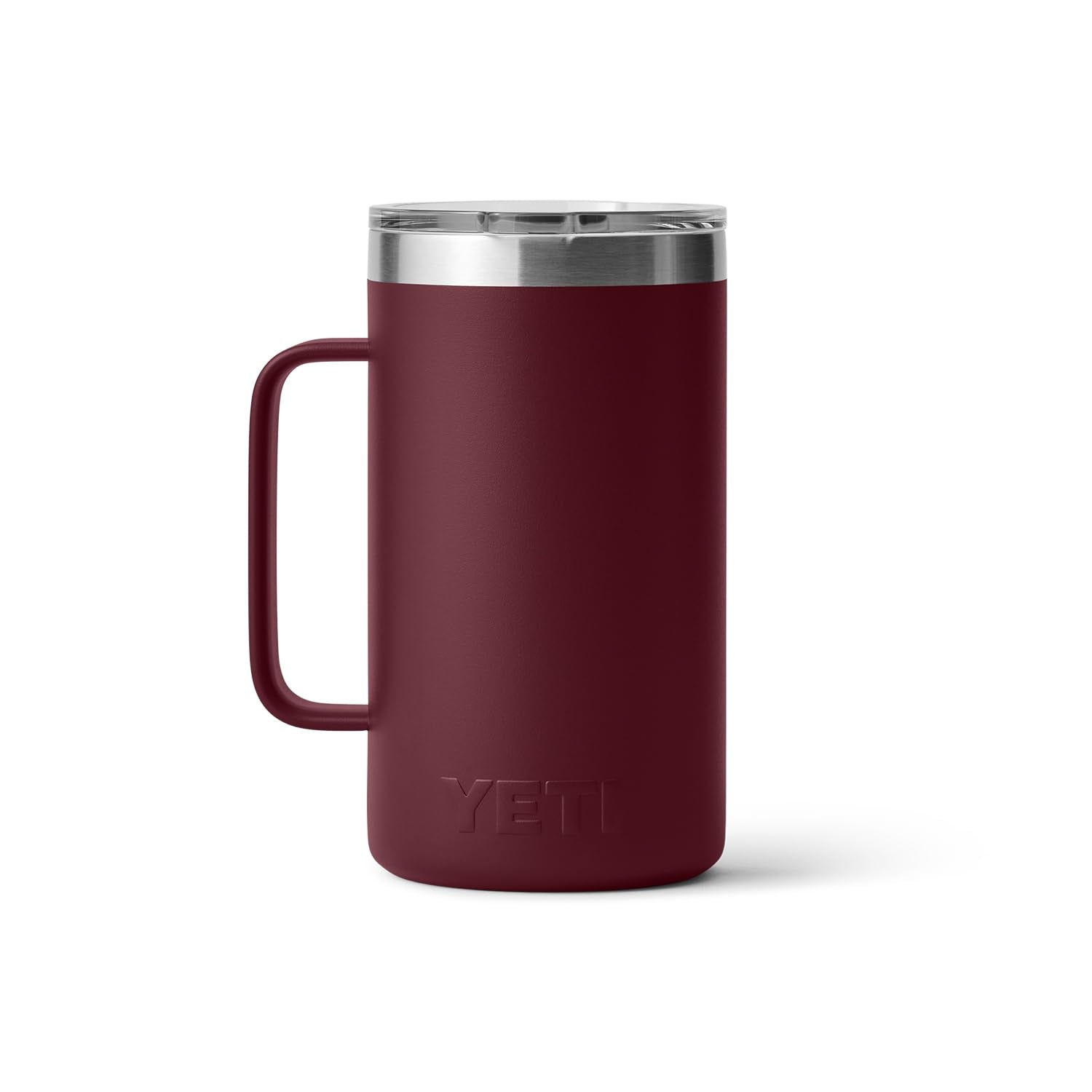 Yeti Rambler 24 Oz Mug, Vacuum Insulated, Stainless Steel With Magslider Lid, Wild Vine Red