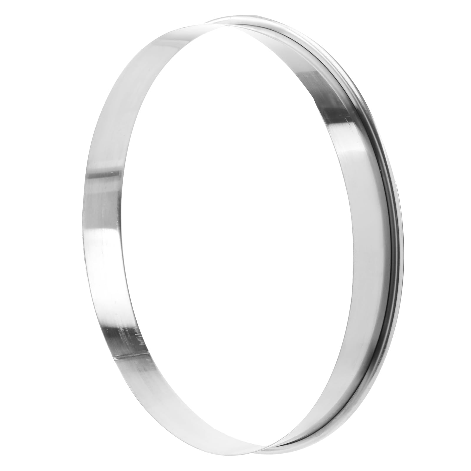 Bestonzon 7 Inch Cake Ring Stainless Pastry Rings Round Biscuit Cutter Stainless Steel Cake Ring Steel Tart Ring